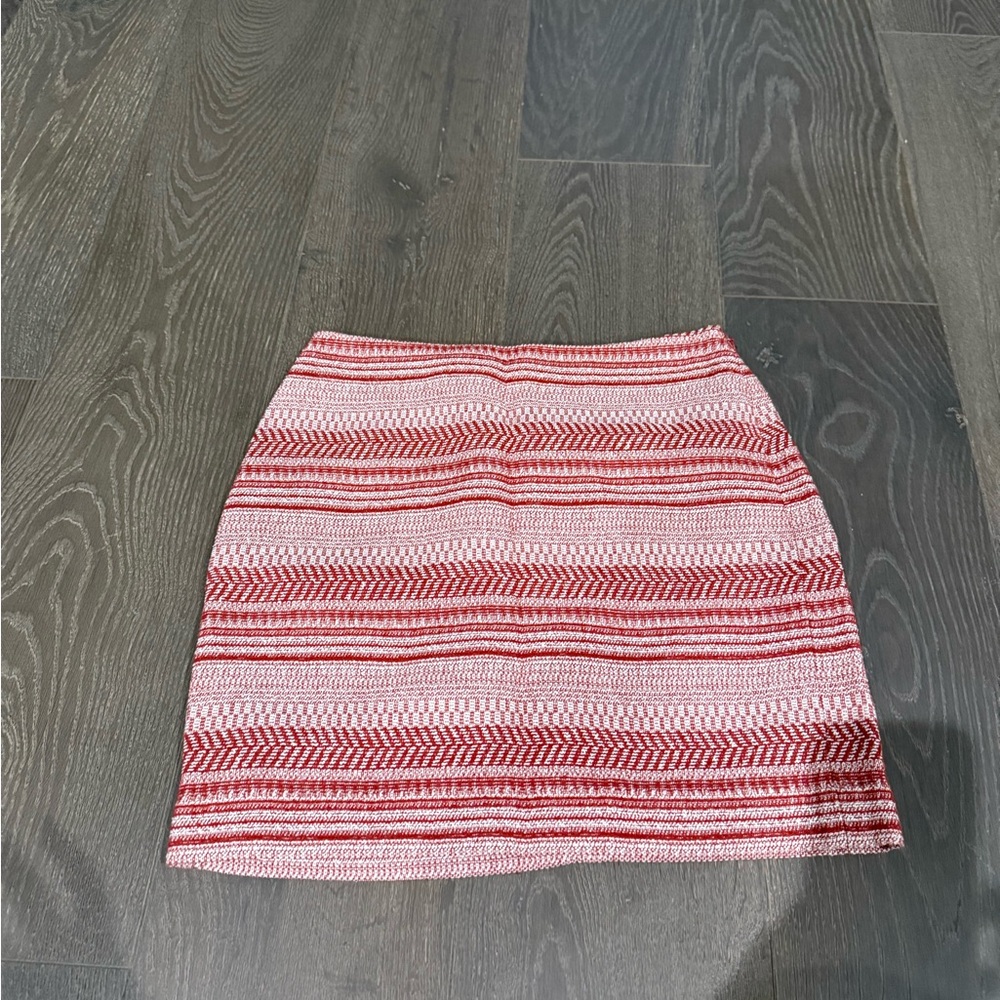 NWT Banana Republic Woven Striped Mini Skirt